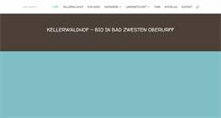 Desktop Screenshot of kellerwaldhof.de